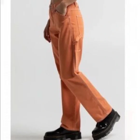 Dickie’s relaxed fit orange carpenter pant - Picture 3 of 5